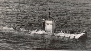 Tiefenrekord vor 1960 Jahren im Marianengraben: U-Boot Trieste | Bild: dpa-Bildfunk