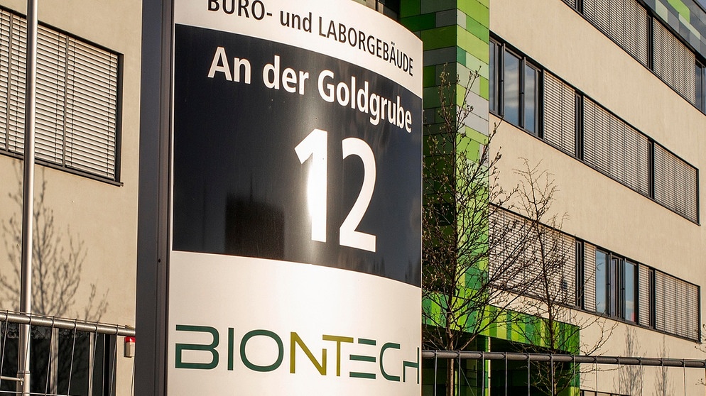 Biontech-Zentrale in Mainz | Bild: picture-alliance/dpa/SvenSimon/Franz Waelischmiller
