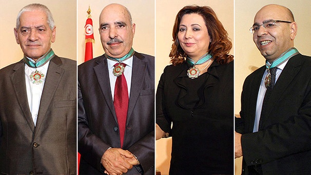 Friedensnobelpreis 2015: Tunesisches Quartett für nationalen Dialog | Bild: picture-alliance/dpa; Montage: BR