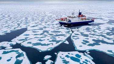 Expeditionsschiff Polarstern in der Arktis | Bild: dpa-Bildfunk