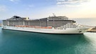 Ein Kreuzfahrtschiff im Mittelmeer. | Bild: picture alliance / Eibner-Pressefoto | Fleig 