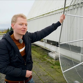 Erik, 30 Physiker am Fraunhofer-Institut für Hochfrequenz- und Radarphysik FHR in Wachtberg | Bild: BR