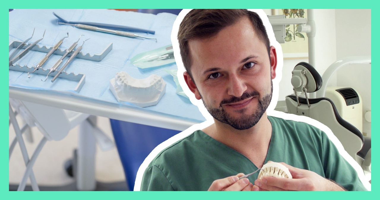 Michael, selbstständiger Zahnarzt mit eigener Praxis in München | Bild: BR
