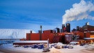 Das schwedische Bergbauunternehmen LKAB in bei Kiruna im Norden Schwedens. Im Januar 2023 gab LKAB bekannt, ein großes Vorkommen an Seltenen Erden entdeckt zu ahben.  | Bild: dpa-Bildfunk/Maja Suslin