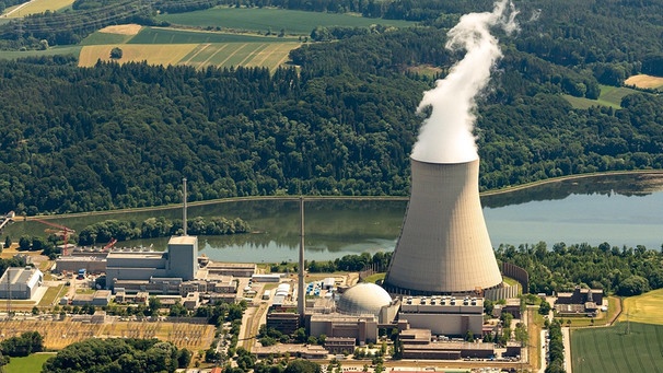 Kernkraftwerk Isar aus der Luft | Bild: picture-alliance/dpa