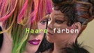 Puppenköpfe mit gefärbten Haaren | Bild: BR