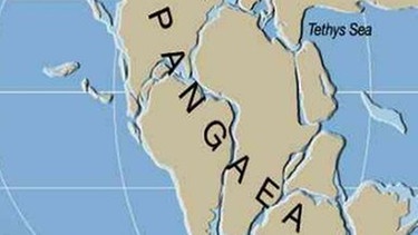 Der Urkontinent Pangea | Bild: BR