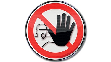 Arbeitsschutz-Symbol: Zutritt verboten! | Bild: colourbox.com