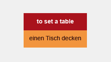 Wordweb to set a table | Bild: BR, Creativ Collection, tmm ideas and graphic solutions