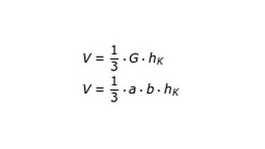 Formel Volumen Rechteckspyramide | Bild: BR