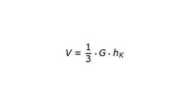 Allgemeine Formel Volumen Kegel | Bild: BR