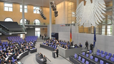 Plenarsaal des deutschen Bundestags | Bild: picture-alliance/dpa