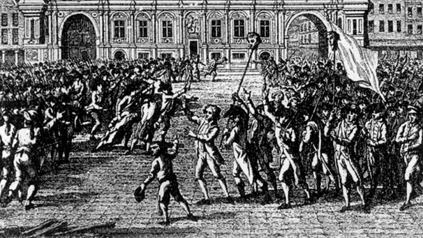 Zeitgenössischer Stich von der Französischen Revolution | Bild: picture-alliance/dpa