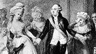Gemälde: Der französische König Ludwig XVI im Kreise seiner Familie | Bild: picture-alliance/dpa