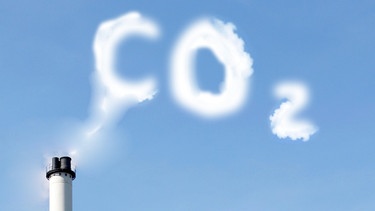Symbolbild: Co2-Zeichen in die Luft geschrieben | Bild: colourbox.com