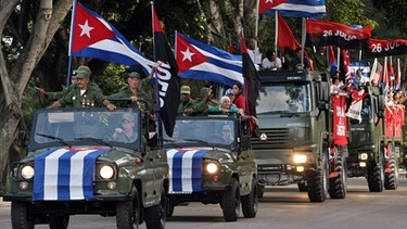 Feierlichkeiten zum 56. Jahrestag der Revolution in Kuba am 8. Januar 2015 | Bild: picture-alliance/dpa