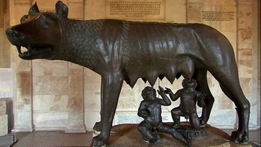 Romulus und Remus beim Säugen | Bild: BR