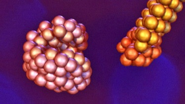 Modell eines Enzymmoleküls | Bild: BR