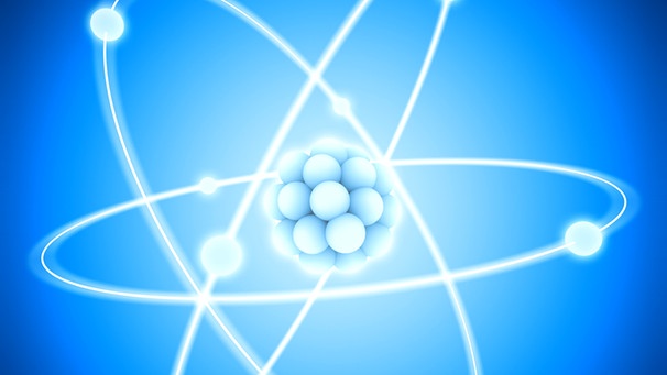 Grafik: Aufbau eines Atoms | Bild: colourbox.com