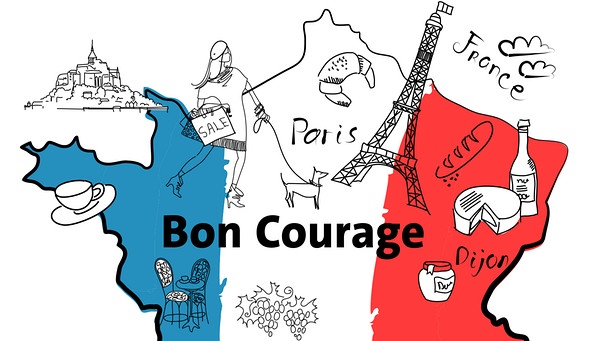 Sendereihenbild Bon Courage | Bild: colourbox.com; Montage: BR