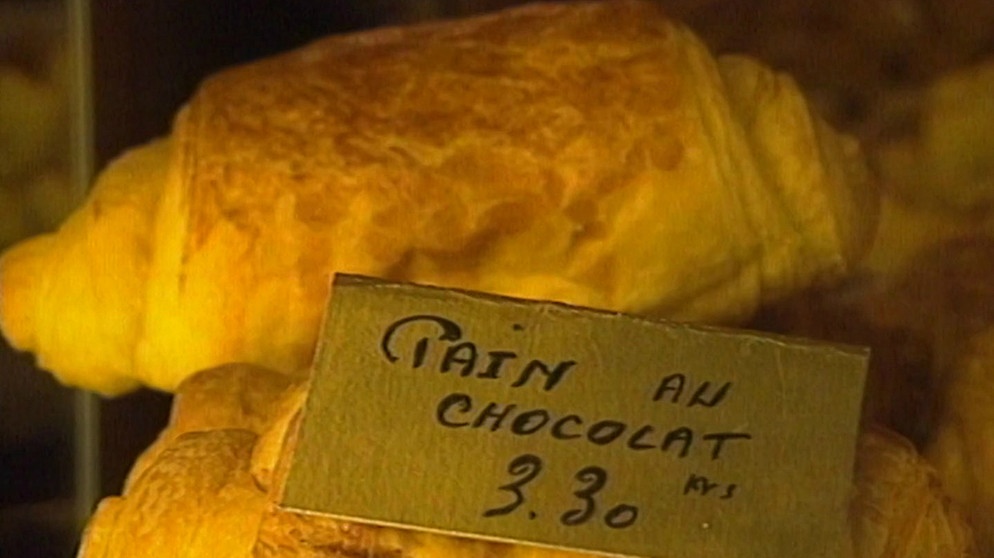 Pain au chocolat in einer Bäckerei | Bild: BR