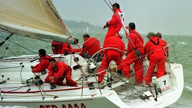 Die Crew der Rubin XIV beim Admiral's Cup 1997 | Bild: BR