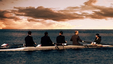 Team in einem Kanu | Bild: Getty Images