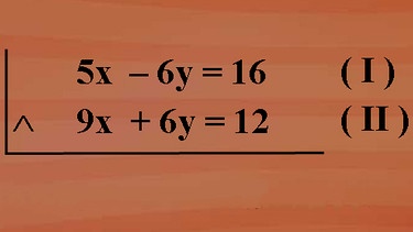 Grundkurs Mathematik: Das Additionsverfahren | Bild: BR