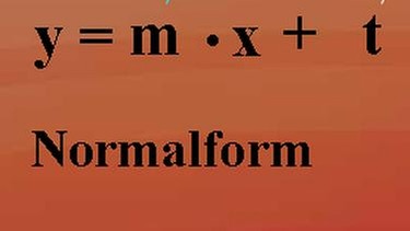 Grundkurs Mathematik: Normalform und allgemeine Form | Bild: BR