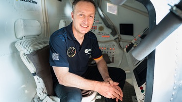 Der deutsche Astronaut Matthias Maurer soll am 31. Oktober 2021 zur ISS starten. | Bild: picture-alliance/dpa/Oliver Dietze