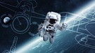 Astronaut schwebt über der Erde | Bild: Adobe Stock / Colourbox