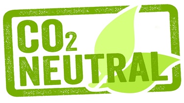 Schriftzug CO2-neutral. Was bedeutet Klimaneutralität? | Bild: colourbox.com