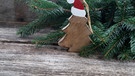 Ein Weihnachtsbaum aus Holz steht neben einer Tanne. Weihnachtsbäume aus ökologischer und lokaler Landwirtschaft sind umweltschonender und besser für das Klima. | Bild: colourbox.com