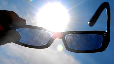 Sonnenbrille vor Sonne | Bild: colourbox.com