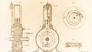Gottlieb Daimlers Kraftmaschine. Mit einer halben Pferdestärke und Stützrädern: Am 29. August 1885 meldete Gottlieb Daimler das erste Motorrad der Welt zum Patent an. | Bild: Daimler