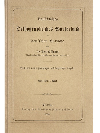 Umschlag Orthographisches Wörterbuch | Bild: Bibliographisches Institut GmbH