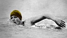 Gertrude Ederle durchschwimmt 1926 als erste Frau den Ärmelkanal. Weitere Porträts gibt's bei FrauenGeschichte - online und im Instagram-Kanal. | Bild: Scherl/Süddeutsche Zeitung Photo/Bearbeitung:BR