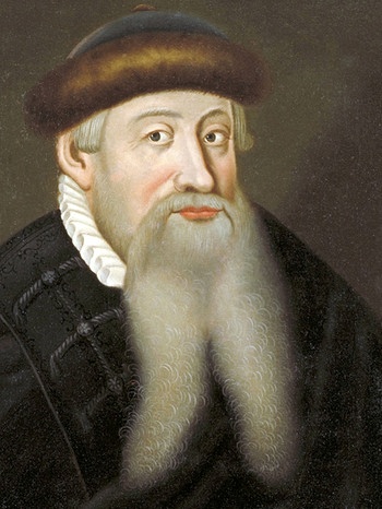 Johannes Gutenberg, Erfinder des Buchdrucks mit beweglichen Lettern | Bild: picture alliance/CPA Media