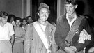 Edmund Hillary und Tenzing Norgay werden für ihre Erstbesteigung des Mount Everest (29. Mai 1953) geehrt. Ob sie wirklich die Ersten waren? Zumindest waren sie die Ersten, die wieder lebendig vom höchsten Berg der Welt zurückkamen. | Bild: picture-alliance/dpa