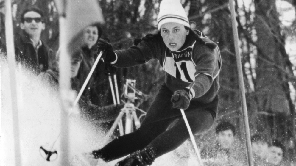 Rosi Mittermaier war eine Ausnahme-Skifahrerin, die FrauenGeschichte erinnert an sie. | Bild: picture-alliance/dpa