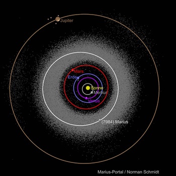 Asteroid "1980 SM" heißt künftig "(7984)Marius" | Bild: Marius-Portal/Norman Schmidt