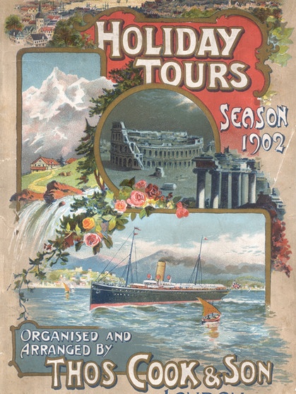 historisches Reiseplakat des Reiseunternehmers Thomas Cook aus dem Jahr 1902 | Bild: picture-alliance/Thomas Cook Archive/Illustrated