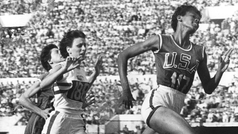 Ausnahme Athletin Wilma Rudolph | Bild: picture alliance / Everett Collection | Courtesy Everett Collection| Montage: BR