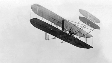 Flugzeug der Brüder Wright | Bild: picture-alliance/dpa