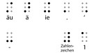 Brailleschrift oder auch Blindenschrift: Louis Braille hat die Punktschrift für Blinde erfunden. Das sind die Umlaute und Zahlenzeichen. Mit nur sechs Punkten kann die auch Brailleschrift genannte Blindenschrift alle Buchstaben und viele weitere Zeichen darstellen.  | Bild: BR