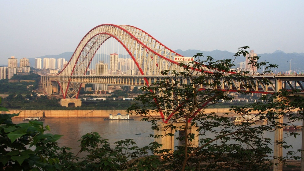 Chaotianmen-Brücke in China | Bild: dpa-Report