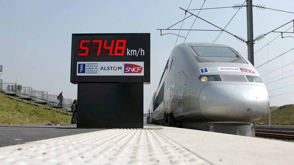 Ist schon seit 1981 unterwegs: der französische TGV | Bild: picture-alliance/dpa