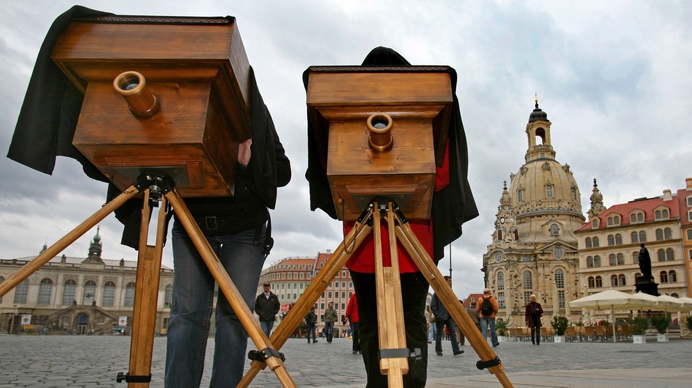 Anfänge der Fotografie: Camera Obscura in Dresden | Bild: picture-alliance/dpa