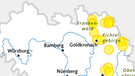 Karte: Goldvorkommen in Bayern | Bild: BR