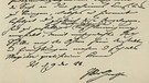 Handschrift: Johann Wolfgang von Goethe mit einem Anschreiben an einen Universitätsprofessor | Bild: picture alliance / akg-images